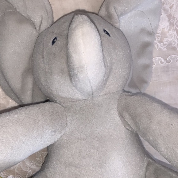 12" Baby Gund Animated singing moving elephant Flappy sewn eyes - Picture 8 of 12
